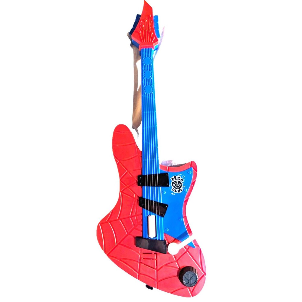Spider-Man Across the Spider-Verse Spider-Punk Web Blast Toy Guitar, Missing Web